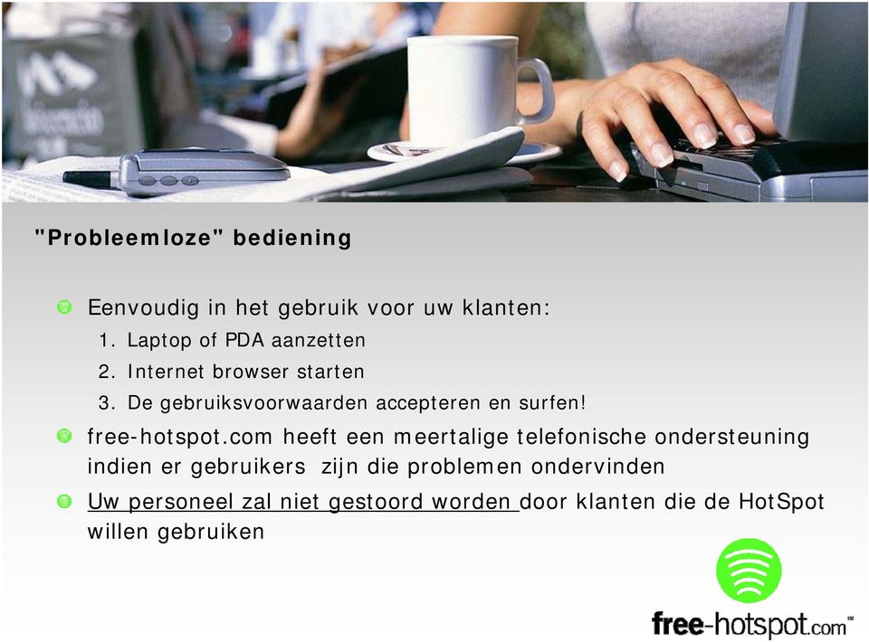 De gebruiksvoorwaarden accepteren en surfen! free-hotspot.