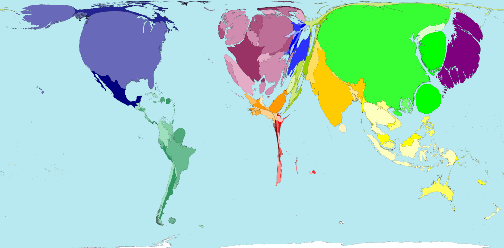 BNP per capita, mondiale