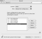 7. Confi guratie van besturingssysteem en computer onder MAC OS X Nadat de driver geïnstalleerd is, moet u de netwerkomgeving op basis van de nieuwe situatie confi gureren.