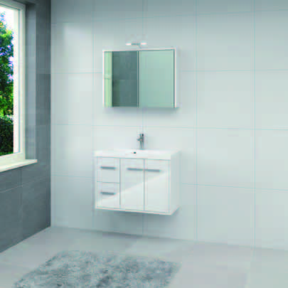 Badkamermeubel Arte Arte is een ondiep badkamermeubel, ideaal om de ruimte in een kleine badkamer optimaal te benutten!