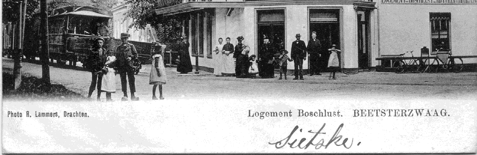 Beetsterzwaag, Boschlust, rond 1900.