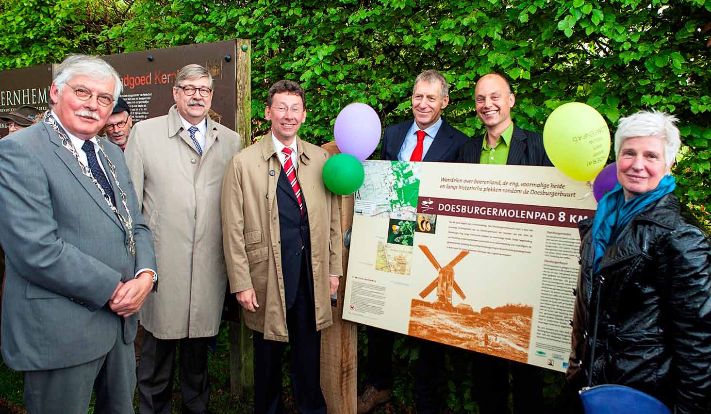 In mei werd het 50ste Klompenpad feestelijk geopend in aanwezigheid van de commissarissen van de Koning van Utrecht en Gelderland.