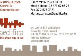 Aedifica is de voornaamste Belgische beursgenoteerde vennootschap die investeert in residentieel vastgoed.