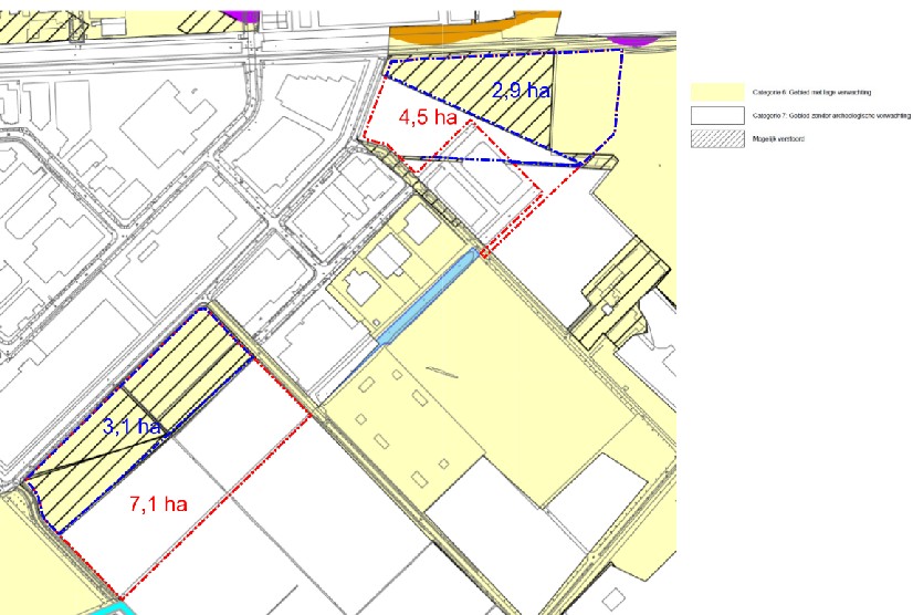 24 Figuur 13: Het plangebied op een uitsnede uit de archeologische kaart van de gemeente Schijndel (gemeente Schijndel 213).