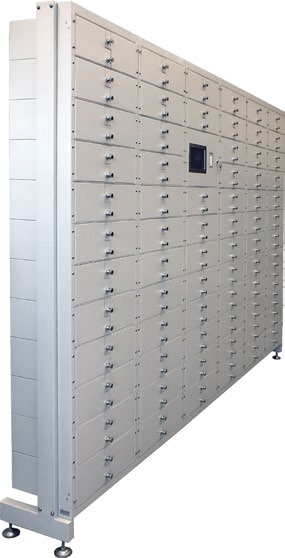 IQ lockersystemen IQ-20 locker IQ lockers met zichtvenster IQ-188 locker Het geavanceerde lockersysteem verleent gecontroleerde toegang tot de lockers.