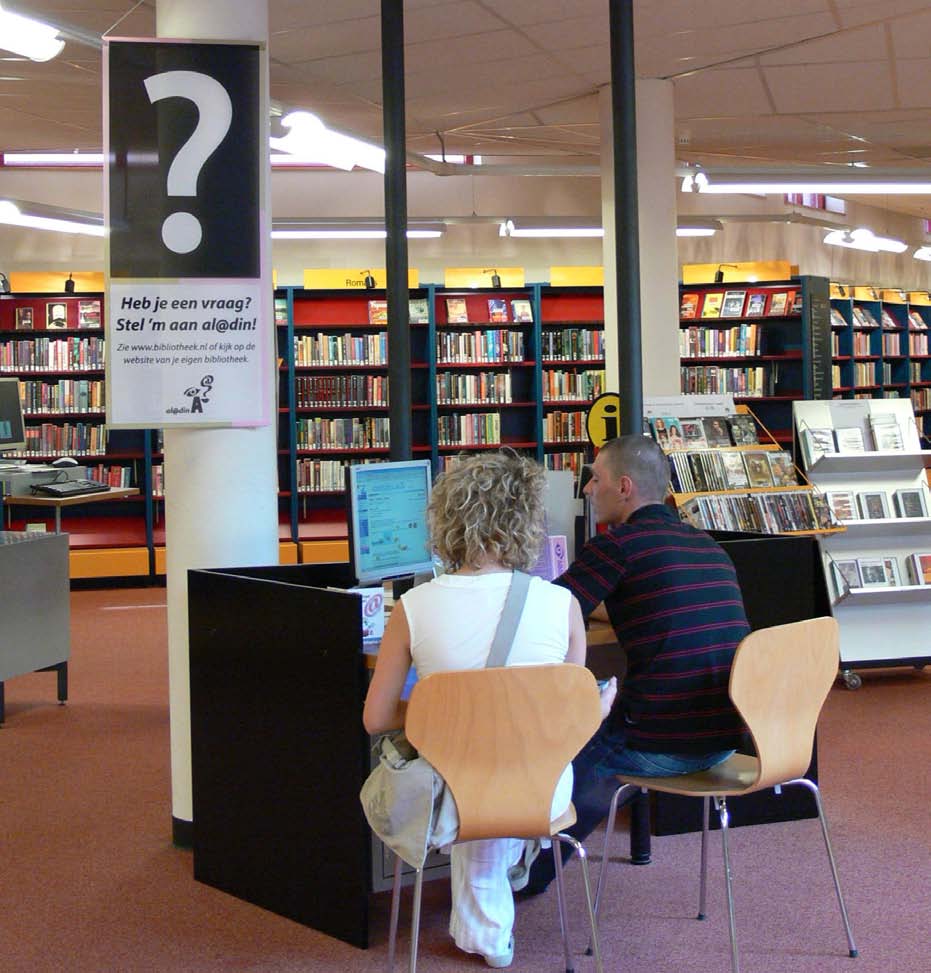 De bibliotheek als warenhuis van kennis en informatie De bibliotheek is de plek bij uitstek waar informatie kennis wordt. De medewerkers van BiblioPlus zijn geschoold in het zoeken naar informatie.