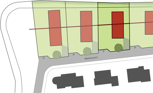 Parkeren (uitwerkingsvarianten) 08 Twee uitwerkingsvarianten voor de parkeer- / groen- /