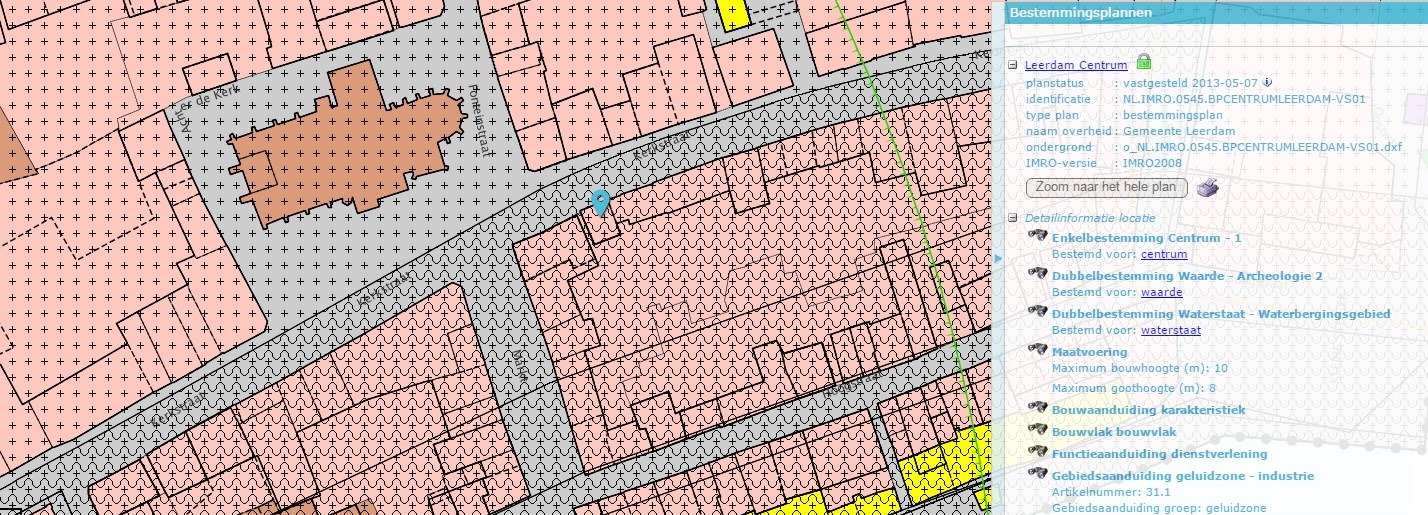 Bestemmingsplan gegevens 4.1 Bestemmingsomschrijving De voor 'Centrum - 1' aangewezen gronden zijn bestemd voor: a. op de begane grond: 1. detailhandel; 2. horeca, categorie 1; 3.