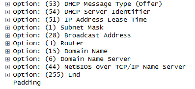 Belangrijk bij DHCP DHCP servers delen niet enkel IP adressen uit, maar ook: Standaardgatewayadres (router) Subnetmasker Domain Name Server adressen De geldigheidsduur (lease time) Domain Name (bv.