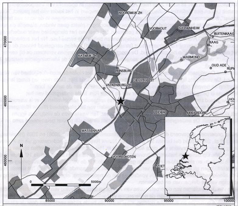 BIAXiaal 423 1 1. Inleiding Tijdens vooronderzoek in het plangebied Oegstgeest-Nieuw Rhijngeest is een nederzetting uit de Vroege Middeleeuwen aangetroffen (zie figuur 1).