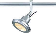 LAAGVOLT SPANNINGSRAIL LINUX LIGHT ZILVERGRIJS 375 YANTI 0,21 keramiek GY6,35 / QT12, 50W max.