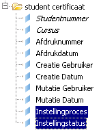 In de map cursussen\student cursus bijvak zijn toegevoegd de objecten Resultaat Elders en Punten Elders.