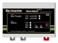 Bow-adjust Proportionele boegschroef motor controller Compleet incl. : Bedieningspaneel, kabel en aansluitmateriaal Omschrijving In -48 > 12V uit -12 of 24 Volt 360A Excl. BTW Incl.