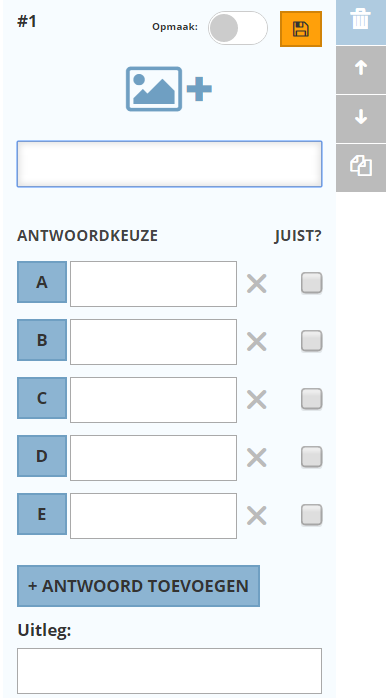 2. Ga naar het tabblad TESTEN BEHEREN 3. Klik op TEST MAKEN om een nieuwe test te maken 4. Voer de titel van de test in 5.