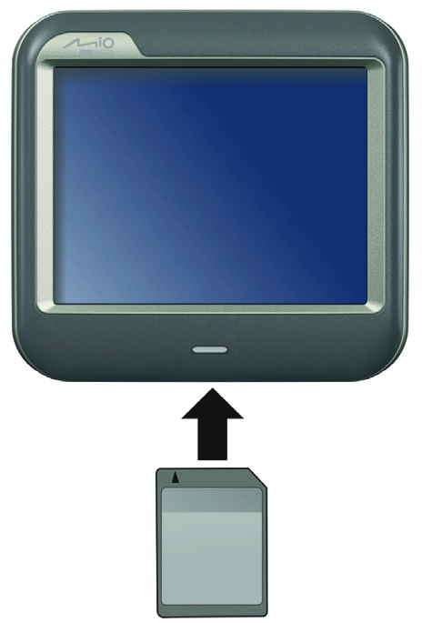 1.5 Een SD/SDHC/MMC-kaart gebruiken Uw apparaat is voorzien van een sleuf waarin u een optionele SD/SDHC (Class 2, Class 4, Class 6) /MMC geheugenkaart kunt plaatsen.