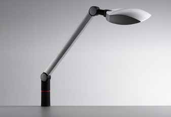 Verlicht je werk OfficeLight Luma LED bureaulamp met tweedelige aluminium arm Kabel: ongeveer 2,2 m Energieklasse A, A+, A++ Ook beschikbaar met support staander OfficeLight Corona LED bureaulamp met