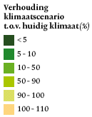 Overstromingsrisico in 2100 volgens 3