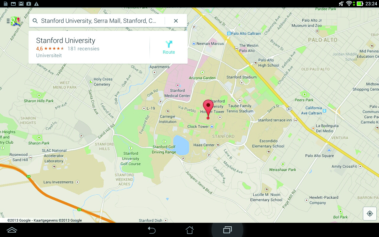 Kaarten Met Google Maps kunt u plaatsen en bedrijven weergeven, vinden, en een routebeschrijving opvragen. Hiermee kunt u ook uw huidige locatie bekijken en de informatie met anderen delen.