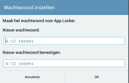 App Locker App Locker is een beveiligingsapp waarmee u uw persoonlijke apps kunt beschermen tegen onbevoegd gebruik. App Locker gebruiken App Locker gebruiken: 1.