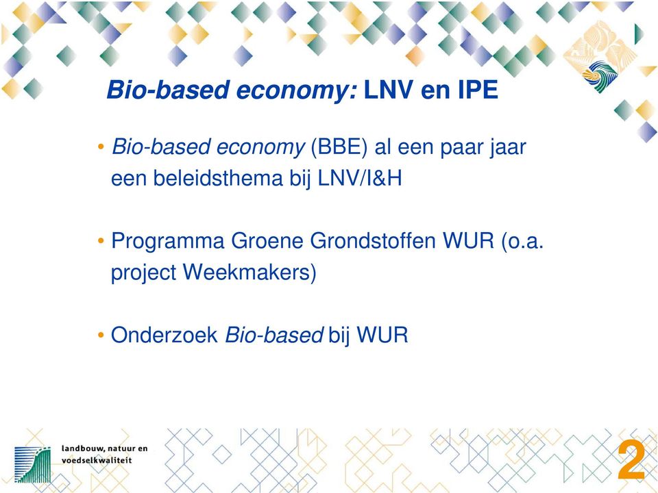 LNV/I&H Program