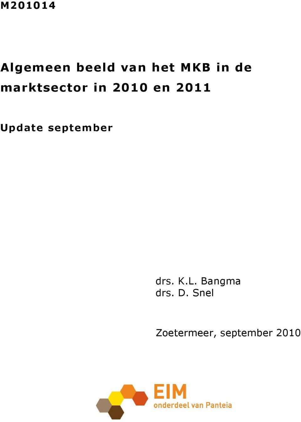 Update september drs. K.L.