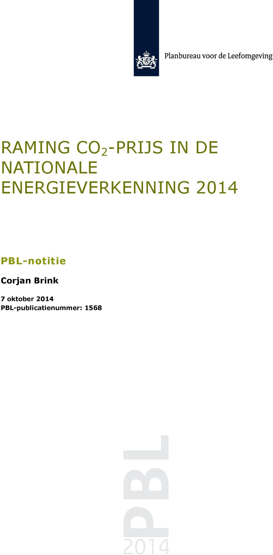 2014 PBL-notitie Corjan Brink