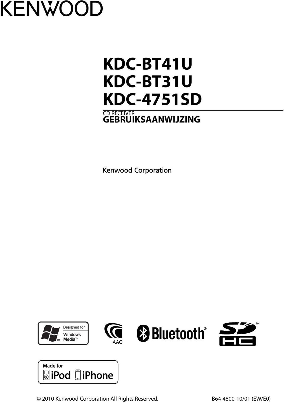2010 Kenwood Corporation All