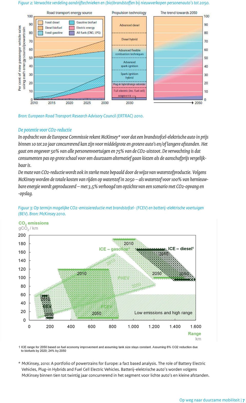 en grotere auto s en/of langere afstanden. Het gaat om ongeveer 50% van alle personenvoertuigen en 75% van de CO2-uitstoot.