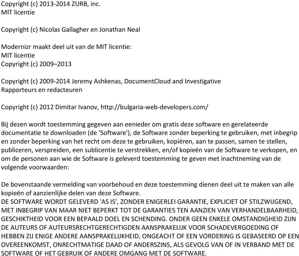 and Investigative Rapporteurs en redacteuren Copyright (c) 2012 Dimitar Ivanov, http://bulgaria-web-developers.