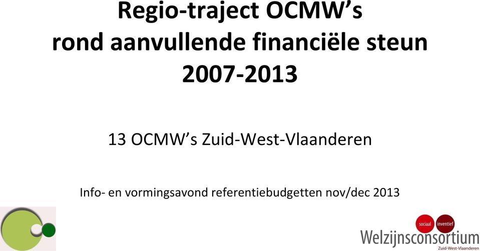 Zuid-West-Vlaanderen Info- en
