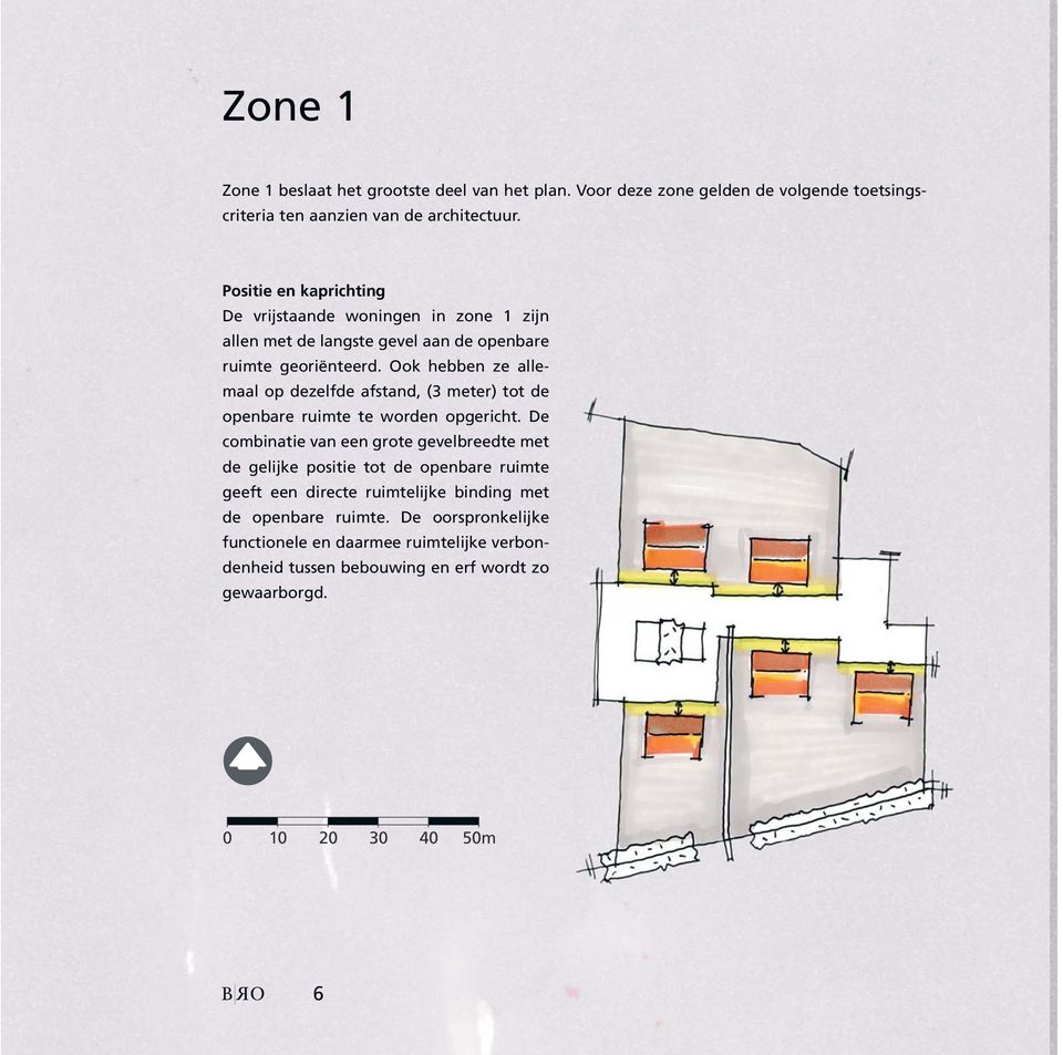 Ook hebben ze allemaal op dezelfde afstand, (3 meter) tot de openbare ruimte te worden opgericht.