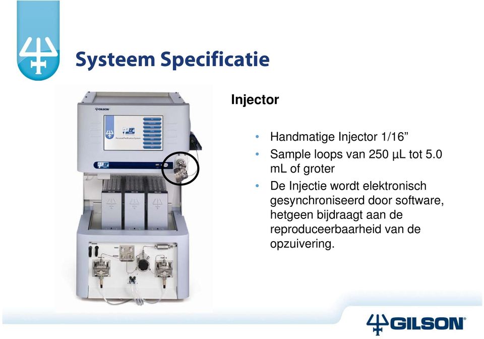 0 ml of groter De Injectie wordt elektronisch