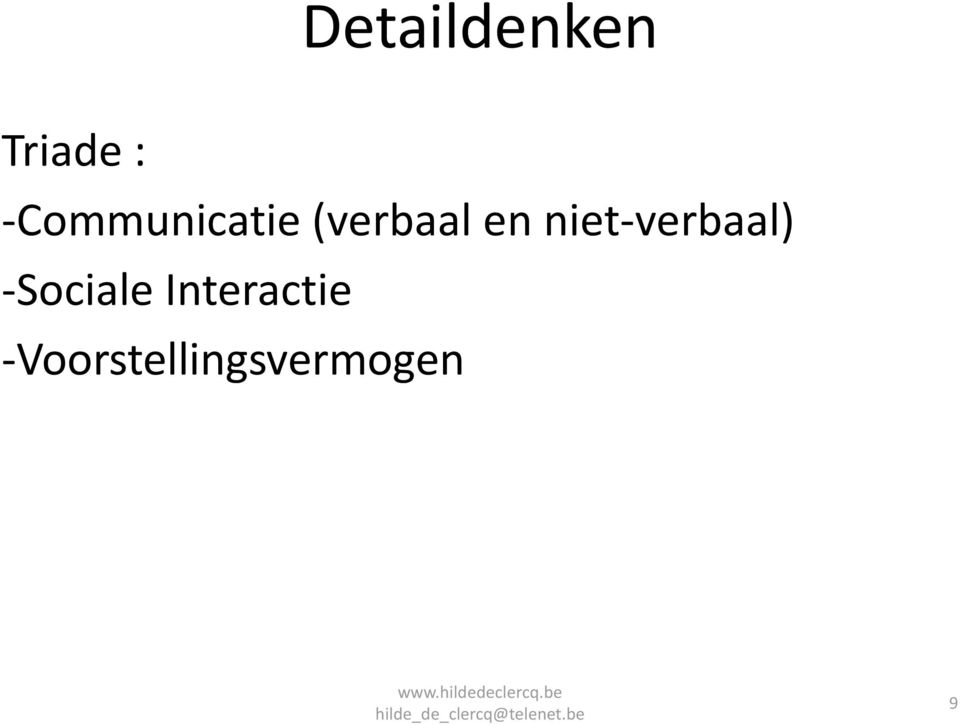 niet-verbaal) -Sociale