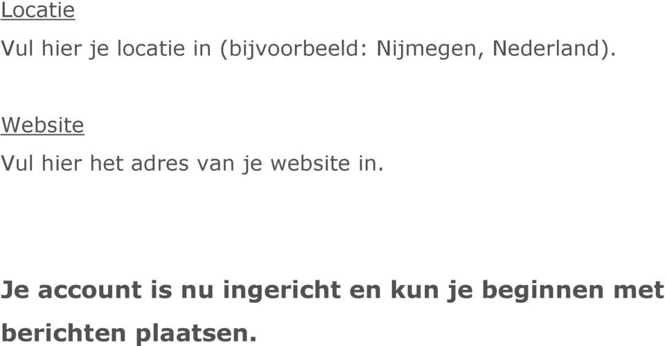 Website Vul hier het adres van je website in.