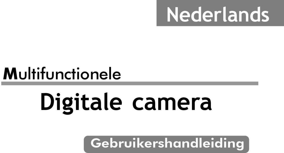 Digitale camera