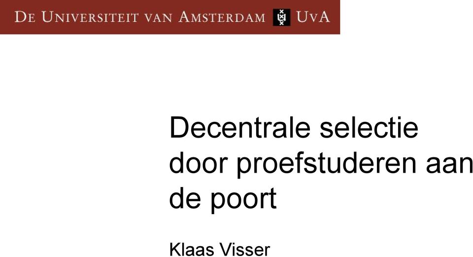 proefstuderen