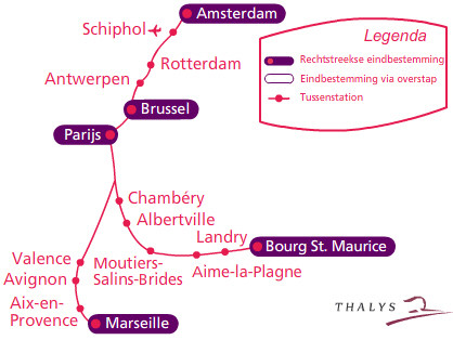 Handige informatie Met NS Hispeed naar Met de trein ben je zó in. Geen files of parkeerstress voor jou.