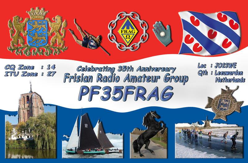 The FRAG is a Dutch hamradioclub with 200 members and a full equiped clubhouse with several radioshacks and 2 antennemasts with HF beams available for HF and VHF/UHF radio bands.