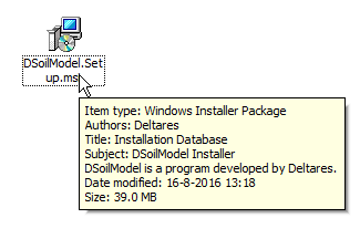 3 Installatie en opstarten Controleer voor de installatie of het systeem (computer, laptop) waarop u D-Soil Model wilt installeren, voldoet aan de systeemeisen uit hoofdstuk 2.