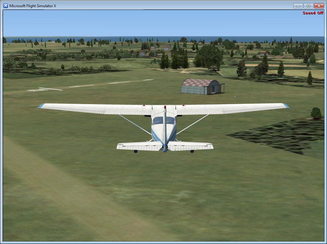 De gemaakte scenery file zichtbaar maken in FSX: Het gecompileerde bestand Borkum.