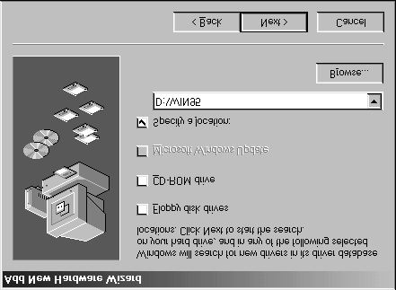 Figuur 6: Installatie in Windows 98 6.