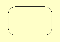 1.16. Automatisch afronden van contouren Zoals bij Snel hoek afronden kunnen op gelijke wijze gehele contouren worden afgerond.