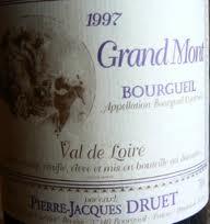 Wijn 7 : Grand Mont Bourgueil, Pierre J. Drouet, 2008 Ingebracht door : Frits Giesbers Land : Frankrijk Streek : Loire, Bourgueil Druif : Cabernet franc 100% Nb.