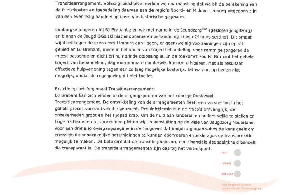4.7 Reactie BJ Brabant Regionaal