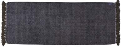 65013 - Rug Dark Grey - Block print Stone Washed Cotton 90 x 250 cm 194,- 65014 - Rug Blue - Block print