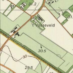 Topografisch kaart 1967 (Kadaster, kaartnummer 58B) Topografisch kaart 1988 (Kadaster, kaartnummer 58B) 2.