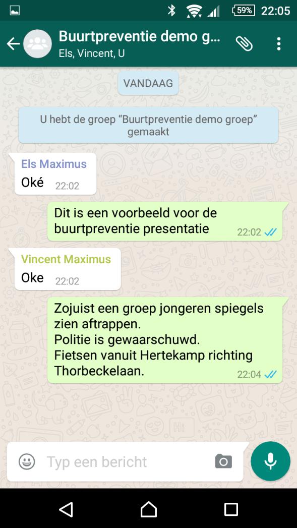 Hoe werkt het U heeft iets waargenomen en waarschuwt de politie U