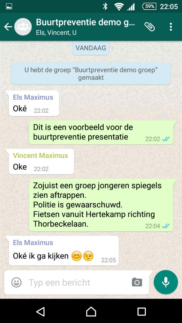 Hoe werkt het Mensen in de groep kunnen actie ondernemen Alleen handelen naar eigen kunnen!