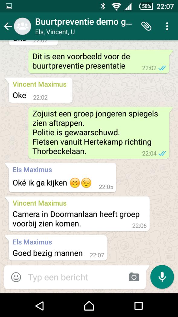 Hoe werkt het Mensen in de groep kunnen actie ondernemen Alleen handelen naar eigen kunnen!