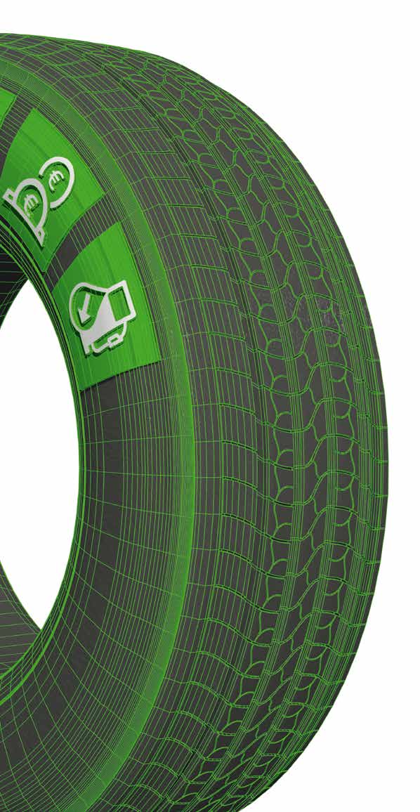 Tot wel 5% * lager brandstofverbruik dan de vorige Ecopia-serie Ontdek de geheel nieuwe ECOPIA H-STEER 001, ECOPIA H-DRIVE 001 en ECOPIA H-TRAILER 001, Bridgestone s meest efficiënte